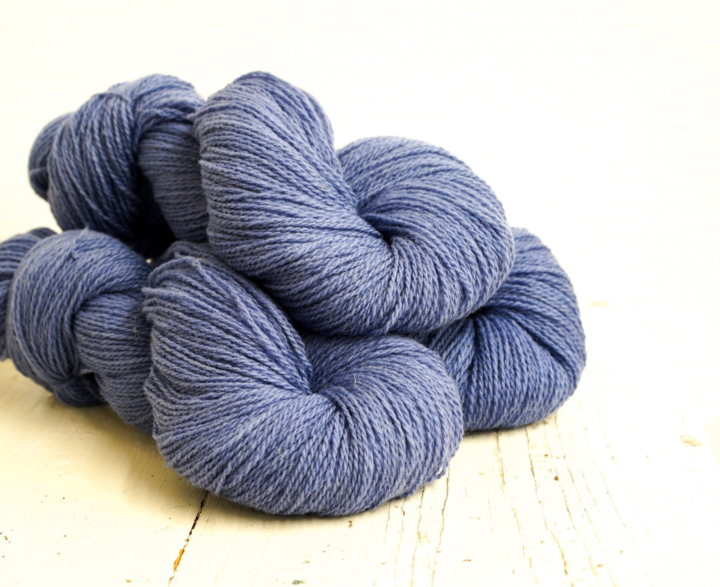 Steel blue wool yarn - 100g./3,50 oz. - New Zealand wool for hand or machine knitting, weaving plaids, cardigans, knitter gift - 244 Color | steel-blue-wool-yarn-100g-3-50-oz-new-zealand-wool-for-hand-or-machine-knitting-weaving-plaids-cardigans-knitter-gift-244-color