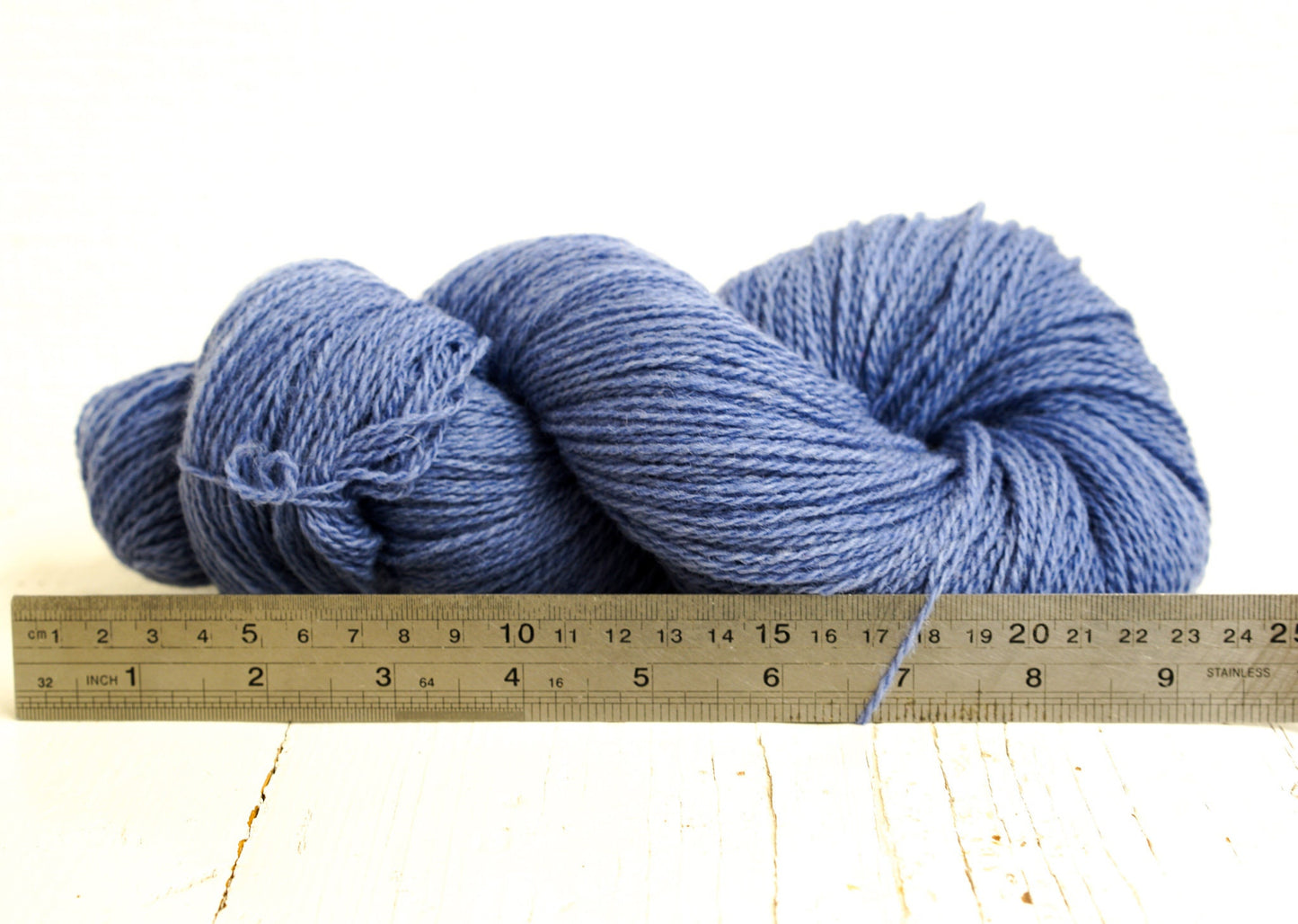 Steel blue wool yarn - 100g./3,50 oz. - New Zealand wool for hand or machine knitting, weaving plaids, cardigans, knitter gift - 244 Color | steel-blue-wool-yarn-100g-3-50-oz-new-zealand-wool-for-hand-or-machine-knitting-weaving-plaids-cardigans-knitter-gift-244-color