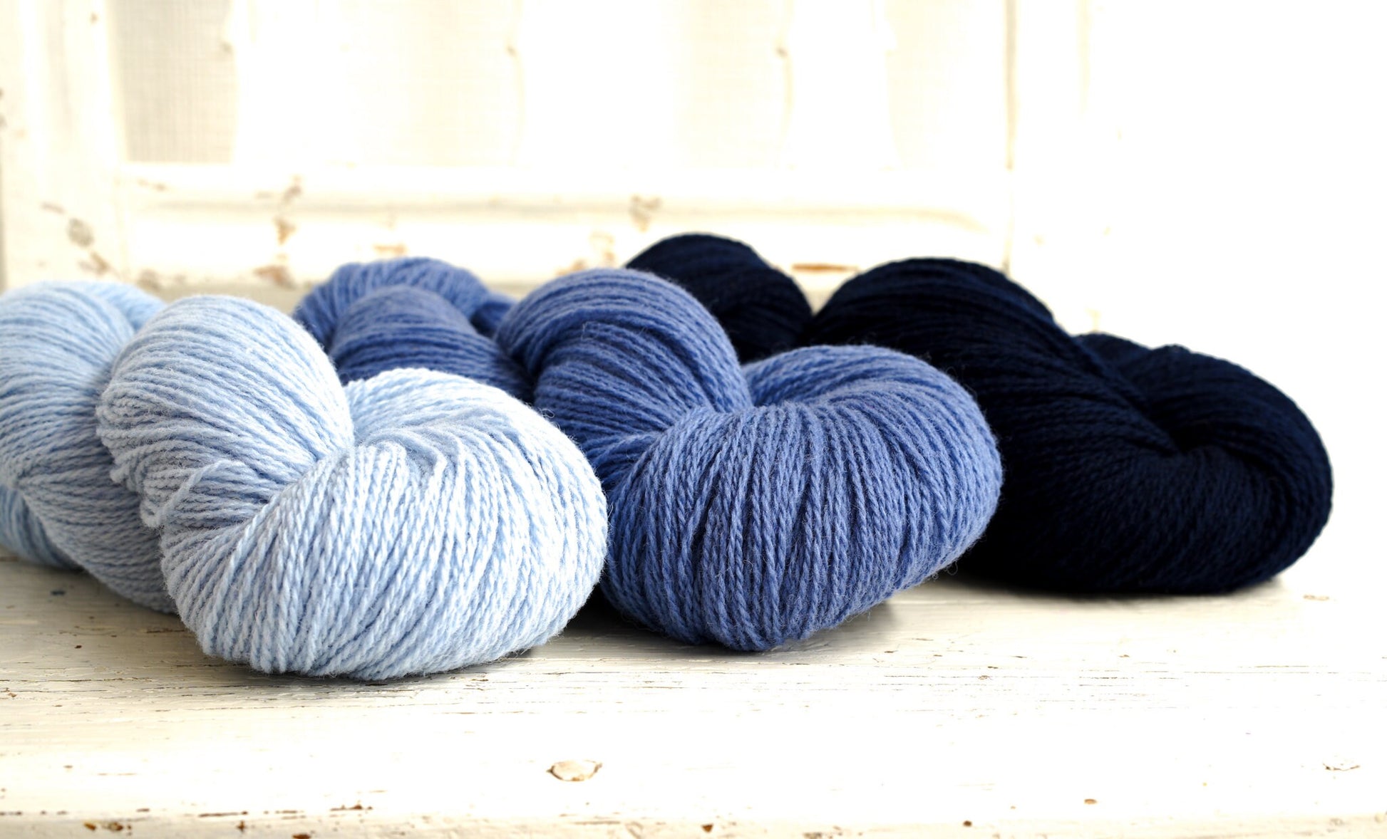 Sky blue, steel blue, dark blue fingering and socks 100% New Zealand wool yarn, for knitting, crochet, plaid weaving, outerwear threads set | sky-blue-steel-blue-dark-blue-fingering-and-socks-100-new-zealand-wool-yarn-for-knitting-crochet-plaid-weaving-outerwear-threads-set