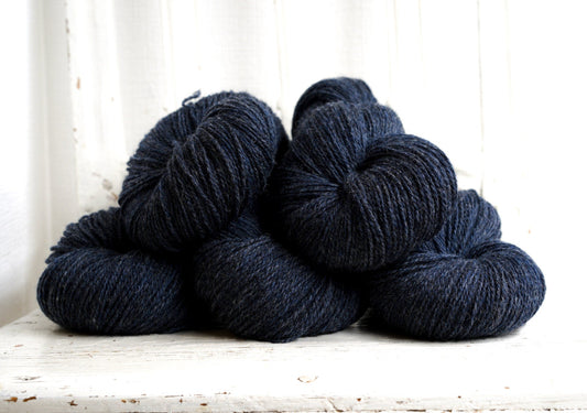 Denim blue wool yarn - 100g./3,50 oz. - New Zealand wool for hand or machine knitting, weaving plaids, cardigans, knitter gift - 270 Color | denim-blue-wool-yarn-100g-3-50-oz-new-zealand-wool-for-hand-or-machine-knitting-weaving-plaids-cardigans-knitter-gift-270-color