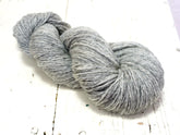 Light grey melange merino and suffolk wool yarn blend 100g/3,5oz sport yarn for hand knitting, fine wool for outerwear, weaving, crochet | light-grey-melange-merino-and-suffolk-wool-yarn-blend-100g-3-5oz-sport-yarn-for-hand-knitting-fine-wool-for-outerwear-weaving-crochet
