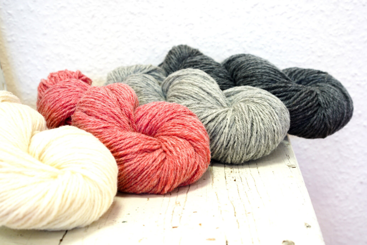 Light grey melange merino and suffolk wool yarn blend 100g/3,5oz sport yarn for hand knitting, fine wool for outerwear, weaving, crochet | light-grey-melange-merino-and-suffolk-wool-yarn-blend-100g-3-5oz-sport-yarn-for-hand-knitting-fine-wool-for-outerwear-weaving-crochet