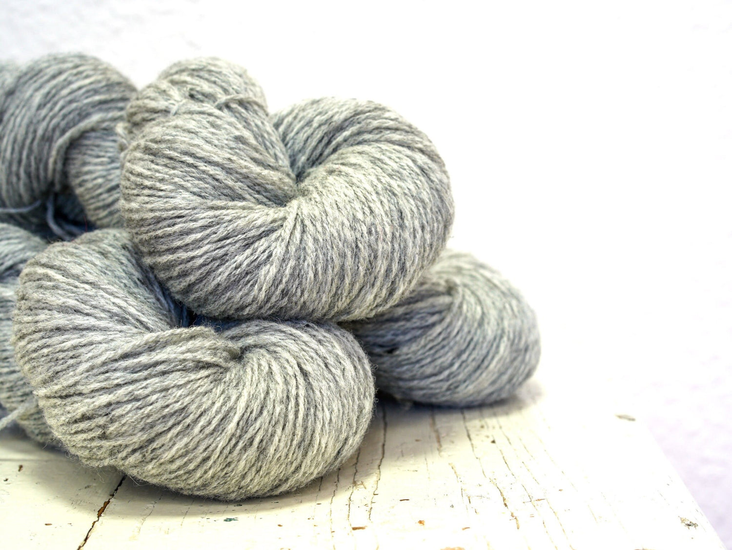 Light grey melange merino and suffolk wool yarn blend 100g/3,5oz sport yarn for hand knitting, fine wool for outerwear, weaving, crochet | light-grey-melange-merino-and-suffolk-wool-yarn-blend-100g-3-5oz-sport-yarn-for-hand-knitting-fine-wool-for-outerwear-weaving-crochet