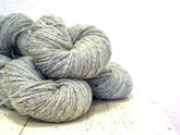 Light grey melange merino and suffolk wool yarn blend 100g/3,5oz sport yarn for hand knitting, fine wool for outerwear, weaving, crochet | light-grey-melange-merino-and-suffolk-wool-yarn-blend-100g-3-5oz-sport-yarn-for-hand-knitting-fine-wool-for-outerwear-weaving-crochet